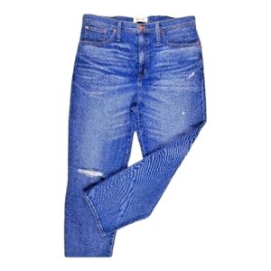 NWT MADEWELL Classic  High‎ Rise Ripped Jeans